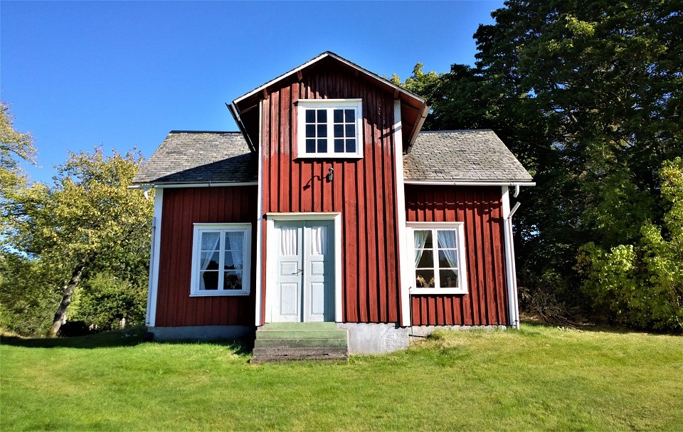 Chalet en bois habitable jardin