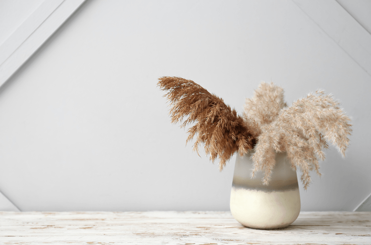 vase bouquet pampa